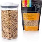 OXO Good Grips POP Container - Airtight Food Storage - Small Square Medium 1.7 Qt Ideal for granola, dried beans and snacks - Image 8