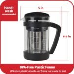 GoodCook Koffe 1.5L Glass Cold Brew Coffee Maker with BPA-Free Plastic Frame - Image 6