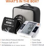 Dario Premium Blood Pressure Monitor for Home Use – Smart, Reliable & Easy to Use, Adjustable Arm Cuff (8.75–16.5"), Bluetooth App & Carrying Case - Image 4