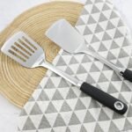 14-in Spatula Set, 18/0 Stianless Steel Heavy Duty Turner & Slotted Spatula, Kitchen Cooking Utensils Set, High Heat Resistant, Grilling Frying Serving Food, Pack of 2 - Image 5