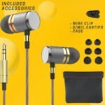 Betron YSM1000 Wired in-Ear Headphones, Noise Isolating Earbuds with Powerful Bass Sound, Tangle-Free Cable and 3.5mm Jack for Phone, Laptop, Tablet - Image 3