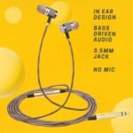 Betron YSM1000 Wired in-Ear Headphones, Noise Isolating Earbuds with Powerful Bass Sound, Tangle-Free Cable and 3.5mm Jack for Phone, Laptop, Tablet - Image 4