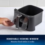 Oster Compact Air Fryer, 4-Quart Digital Airfryer with Window, Easy-to-Use Countertop Air Fryer - Image 4