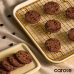 CAROTE 7-Piece Nonstick Ceramic Baking Pans Set - Bakeware Sets Including Cookie Sheets for Baking, Muffin Pan, Bread Pan, Cake pan, Loaf Pan, Roasting Pan, and Cooling Rack, Yellow & White - Image 6