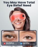 Heated Eye Mask - Cordless Eye Mask for Dry Eyes, Eye Relief, Improved Sleep, Washable Eye Heating pad for Travel and with Replaceable Shell - Image 4