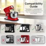 Ibyx Elegant Sliding Tray - Compatible with 4.5 Qt KitchenAid Stand Mixers and Other Heavy Appliances (Black) - Image 4