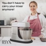 Ibyx Elegant Sliding Tray - Compatible with 4.5 Qt KitchenAid Stand Mixers and Other Heavy Appliances (Black) - Image 5