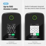 Lockly Smart Lock Secure Pro (2026 Latest Version),Fingerprint Door Lock, Keyless Entry, Built-in Wi-Fi Latch, PIN Genie Keypad (Black) - Image 3
