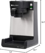 BUNN MCU My Cafe Single Cup Multi Use Coffee Brewer (Black/SST) - Image 6