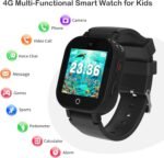 Phyulls 4G Kids Smart Watch Boys with GPS Tracker & Video Calling Texting, Waterproof Smartwatches Age 4-12, One-Key SOS Call Voice Chat WiFi Alarm Sport Pedometer GPS Tracker Watch - Image 3