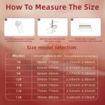 Smart Ring Fitness Sleep Tracker Ring, with Heart Rate, Multiple Sports Modes - Men & Women, Compatible with iOS & Android, Long Battery, IP68 Waterproof(Red, 8) - Image 8