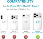 ONETOP Compatible with iPhone 17 Pro Max Wallet Case with Card Holder, PU Leather Kickstand Card Slots Case, Double Magnetic Clasp and Durable Shockproof Cover 6.9 Inch (Black) - Image 3