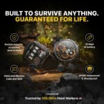 CARBINOX Blaze Smart Watch with GPS – Rugged Fitness Trackers, IP69K Waterproof, 170+ Sports Modes, Gorilla Glass, Make/Receive Calls, Android & iOS Compatible - Image 3