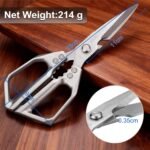 Professional Kitchen Scissors,Heavy Duty Multi-Purpose Food Cooking Shears for Jointing Chicken,Cutting Herbs,Opening Packages - Dishwasher Safe with Bottle Opener - Image 7