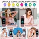 Fitness Tracker Step Counter with 24/7 Heart Rate Blood Oxygen Sleep Monitor, 1.47'' AMOLED Touch Color Screen Fitness Watch, Smart Watches for Women Men - Image 7