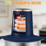 Food Processor, 2 Speed Meat Grinder Electric Food Chopper with 2 Bi-Level Blades Mini Kitchen Cutter for Vegetable, Onion, Garlic, Meat, Nuts, and Baby Food (Blue-2L) - Image 5