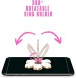 NXVX Phone Ring Holder for iPhone - Elegant White Grip Stand - 360° Rotating Phone Grip Kickstand for All Smartphones - Image 6