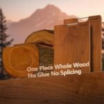 Real Solid Sapele Cutting Board One Piece No Glue Non Toxic All Whole Single Wood Butcher Block Thick Hard Wood Heavy Duty Edge Grain (Large, 15.74"L*11.14"W*1.18"Th) - Image 3