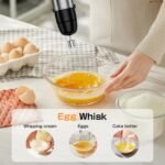 Immersion Blender Handheld 1100W - 3 in 1 Hand Blenders Set with Trigger Speed Control Emulsion Stick with Whisk and Milk Frother, Emulsifier for Kitchen for Soup, Smoothie, Puree - Image 5