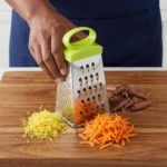 4pcs Stainless Steel Box Grater:Handheld Slicer Fine Coarse for Kitchen Cheese Potatoes 4.72X2.63X2.16in - Image 5
