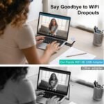 Panda Wireless® PAU0F AXE3000 Tri Band (2.4/5 / 6 GHz) WiFi 6E USB 3.0 Adapter - Windows 10/11, Zorin, MX Linux, EndeavourOS, Mint, Ubuntu, Manjaro, openSUSE, Fedora, Kali and Raspbian - Image 4