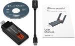 Panda Wireless® PAU0F AXE3000 Tri Band (2.4/5 / 6 GHz) WiFi 6E USB 3.0 Adapter - Windows 10/11, Zorin, MX Linux, EndeavourOS, Mint, Ubuntu, Manjaro, openSUSE, Fedora, Kali and Raspbian - Image 6