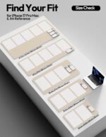 YSAGi Leather Desk Pad Protector, Large Mouse Pad, Non-Slip PU Leather Desk Blotter, Waterproof Writing Pad for Office and Home (31.5" x 15.8", Eggshell) - Image 4