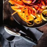 Microplane Stainless Steel Professional Swivel Peeler, Sharp Blade for Effortless Peeling of Hard Fruits and Vegetables, Kitchen Peeler for Home Cooks and Professional Chefs - Image 5