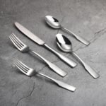 Alata Kate 40-Piece Silverware Set,Service for 8,Stainless Steel Flatware Set,Mirror Polished Cutlery Set,Dishwasher Safe - Image 3