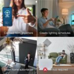 Intermatic Smart Wi-Fi Switch – Matter Certified, Compatible with Alexa, Google Home & Siri, Single-Pole & 3-Way Compatible - Automate Lights & Motor Loads, 2.4 GHz Wi-Fi Only, No Hub Required - Image 6