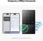 Aqara Smart Lock U50, Keyless Entry Door Lock with Apple Home Key, Bluetooth Deadbolt Lock, App Remote Control, Supports Apple HomeKit, Matter, Google Home, Alexa, IFTTT, Black - Image 5