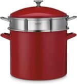 12QT STOCKPOT W/COVER RED - Image 3
