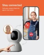 Sensforge 2.5K Indoor Pan-Tilt Dome Security Camera, AI Human & Pet Detection, 360° Coverage, Two-Way Audio, Dual-Band Wi-Fi (2.4G/5G), 64GB SD Card Included, No Monthly Fees (1, White) - Image 6