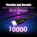 65W 45W USB C Laptop Charger Compatible with Lenovo Chromebook/Thinkpad/Yoga ADLX65YDC2A Computer Charger USB Type C AC Power Adapter - Image 3
