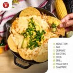 Victoria 12-Inch Day of the Dead La Calaca Cast Iron Skillet, Dia de los Muertos Seasoned Cast Iron Frying Pan with Long Handle, Made in Colombia - Image 4