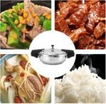 Fdit Stainless Steel Pressure Cooker Efficient Cooking Multifunctional Design Rapid Heat Conduction Dual Purpose Electric Gas Stoves (22CM), Fditfa6ko7zi3v-11 - Image 4