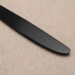 Alata Kate Black Satin 40-Piece Silverware Set, Service for 8, Stainless Steel Flatware Set, Matte Polished Cutlery Set, Dishwasher Safe - Image 5