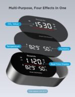 GoveeLife Smart Air Quality Monitor for Home, CO2 Detector for Health, Sleep Quality & Energy Efficiency, Thermometer Hygrometer with Real-Time Display & Alarm, for Office, Bedroom, Kitchen - Image 3