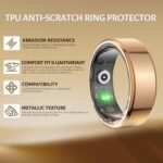Smart Ring for Women & Men- Health Fitness Tracker with HRV/Sleep Monitoring/Step Counter/Calorie&Distance Tracking, 7-Day Battery，Remote Photo,Menstrual Cycle (Silver, #9) - Image 4