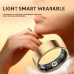 Smart Ring for Women & Men- Health Fitness Tracker with HRV/Sleep Monitoring/Step Counter/Calorie&Distance Tracking, 7-Day Battery，Remote Photo,Menstrual Cycle (Silver, #9) - Image 5