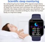 Smart Watch for Men Women Compatible Android iOS iPhone, 2.09" Touch Screen Fitness Tracker Smartwatch with Call/SMS/Sleep Monitor/Pedometer Two Sport Bands (Pink) - Image 5