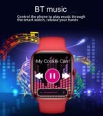 Smart Watch for Men Women Compatible Android iOS iPhone, 2.09" Touch Screen Fitness Tracker Smartwatch with Call/SMS/Sleep Monitor/Pedometer Two Sport Bands (Pink) - Image 6