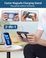 Magnetic Wireless Charger Mag-Safe Charger for iPhone 17/16/15/14/13/12 Series Convertible Magnet Wireless Charging Stand/Pad with 5ft Cable for iPhone and AirPods 2/3/Pro 2/Pro - Image 3