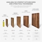 Teakhaus Cutting Board - Extra Large (XL) Wood Cutting Board with Juice Groove - Holiday Gift Ideas for Men and Women - Gift-Ready, Reversible, Edge Grain Wood, Knife Friendly - FSC Certified - Image 3