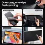 2 Pcs Screen Cleaner Kit, 3-in-1 Touchscreen Mist Cleaner Spray Bottle Tool & Microfiber Cloth for Phone/Laptop/Tablet/TV/Monitor/Car Screens(Pink+Grey) - Image 3