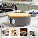 Springform Pan Set, 4" 7" 9" Nonstick Cheesecake Pan, Round Cake Pans, Leakproof Cake Tins with Removable Bottom, Springform Cake Pans Baking Pans - Image 5
