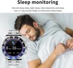 Smart Watch for Android Phones Answer Make Calls SMS Reminder Smartwatch Compatible iPhone Bluetooth Stainless Steel Fitness Watch Men Smart Watches for Men Reloj Inteligente - Image 3