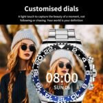 Smart Watch for Android Phones Answer Make Calls SMS Reminder Smartwatch Compatible iPhone Bluetooth Stainless Steel Fitness Watch Men Smart Watches for Men Reloj Inteligente - Image 4