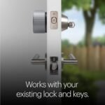 August Home, Silver Wi-Fi Connected Smart Keyless Entry Door Lock, Electronic Door Lock Fits Your Existing Deadbolt in Minutes, ‎ ‎AUG-SL05-M01-S01 - Image 3