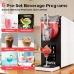 Slushie Machine No Ice Needed,64OZ Slushy Machine for Home with Auto-Clean Function,Commercial Frozen Drink Maker,6 Pre-Set Programs,LED Display,Frozen Margaritas,Frappés,Milkshake ﻿ - Image 3